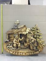 Панно резное "Милости просим"