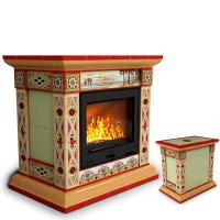 КимрПечь Билибин центральный Лето (топка: Ладья-600) (топка: Ладья-600)