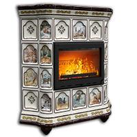 КимрПечь Истра угловой Звери (комплектация: Облицовка для топок Ладья-600, Antek)