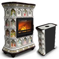 КимрПечь Истра пристенный Муха (комплектация: Ладья-600)