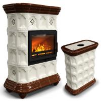 КимрПечь Истра центральный Шоколад (комплектация: Ладья-700)