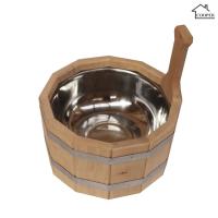 Ушат 3л Cooper с нержавеющей вставкой ольха УН-3
