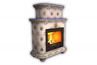 Камин КимрПечь Прованс пристенный двухъярусный Луг