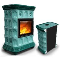 КимрПечь Истра пристенный Волна (комплектация: Облицовка для топки МЛ 700)