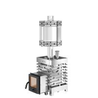 Печь для бани АСТОН (ASTON) 12 НЕРЖ. с баком на трубе 50л Ø115 (AISI 439)