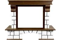 Портал Porto (Разборный) - Орех/Белый камень