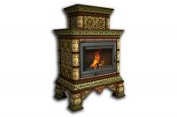 Камин КимрПечь Кострома пристенный двухъярусный Июнь