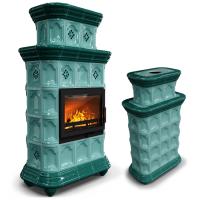 КимрПечь Истра центральный двухъярусный Волна (комплектация: Ладья-700)