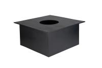 КПД ЧЕРНЫЙ Потолочно проходной узел 450х450 ф230 под сэндвич