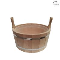 Шайка-таз 20л Cooper с пластиковой вставкой ольха ШТП-20