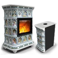 КимрПечь Истра пристенный Фантазия (комплектация: Облицовка для топки МЛ 700)