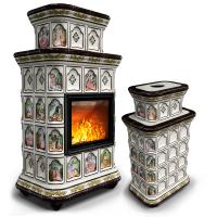 КимрПечь Истра центральный двухъярусный Усадьба (комплектация: Облицовка для топки МЛ 700)