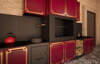 Линейная кухня Garnet