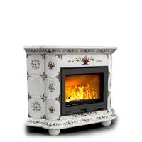 КимрПечь Прованс угловой Руан. Камин для отопления дома на дровах (топка: Ладья-700)