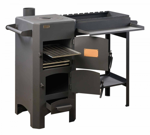 Мангал Тройка Витто (Vitto) -12 с духовкой / с коптильней