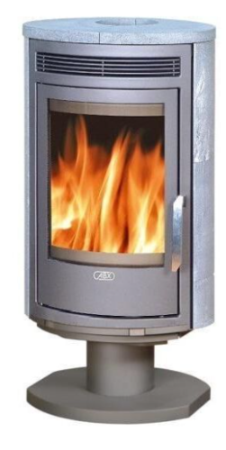 Камин-печь ABX Arktis 8 поворотный