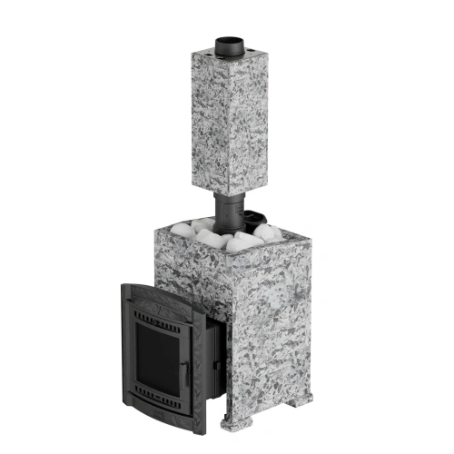 Печь для бани Атмосфера L до 20 м³ в облицовке ПроМеталл