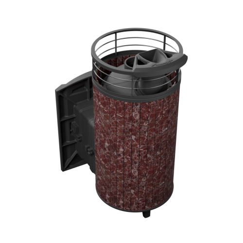 Печь банная «Атмосфера XL» ламель+сетка с газовой горелкой ПроМеталл