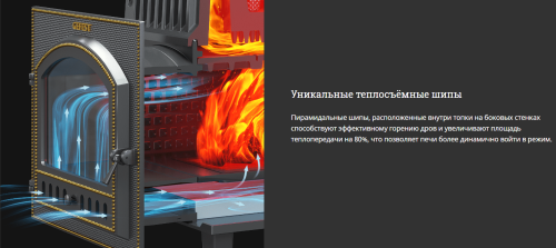 Печь для бани Технолит GFS-ЗК Ураган 25 сетка