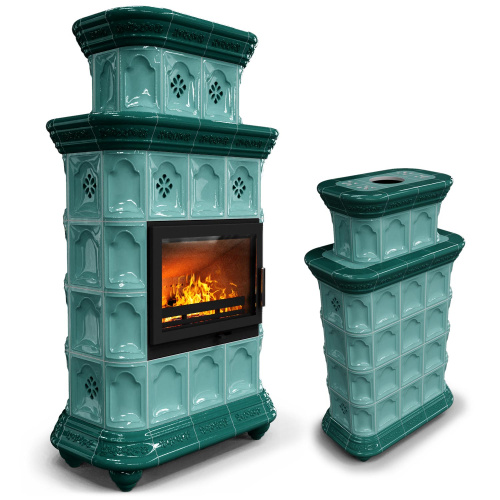 КимрПечь Истра центральный двухъярусный Волна (комплектация: Ладья-700)