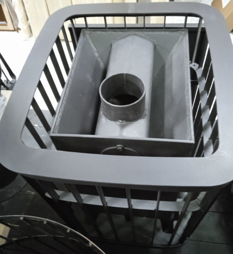 Печь для бани Варвара Каменка стекло