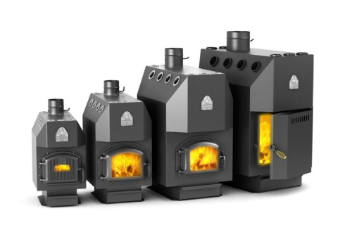 Печь ТМФ длительного горения Инженер до 250 м³ ЧД