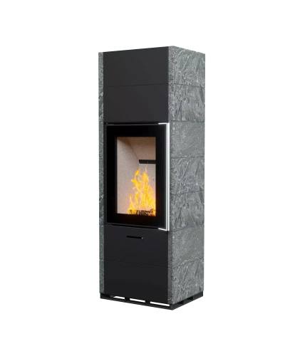 Печь-камин АСТОВ ASTOV КИВИ ПК 5070 7МК Пироксенит Антик