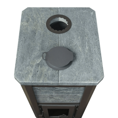 Печь-камин универсальная Варвара Сказка "Дуэт" Талькохлорит