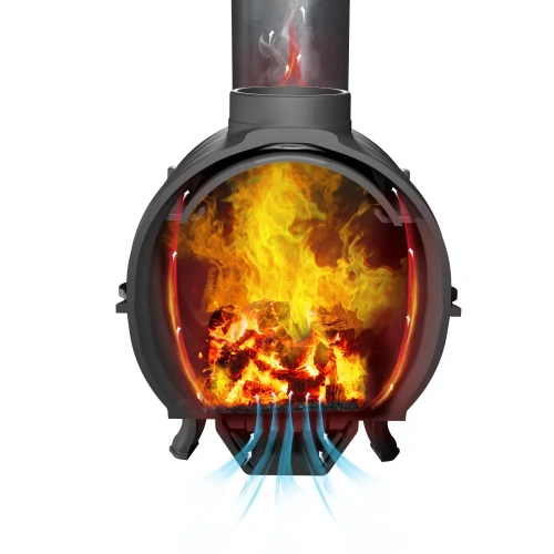 Печь ПроМеталл отопительно-варочная "ТАЙГА" PRO