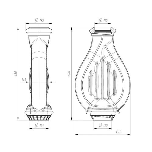 Конвектор ПроМеталл «ЛИРА» ДЛЯ МАЭСТРО 150М-130М черный