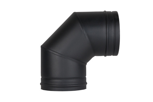 Отвод сэндвич 90* КПД ЧЁРНЫЙ 