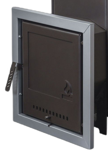 Печь для бани Варвара Мини с теплообменником глухая дверка