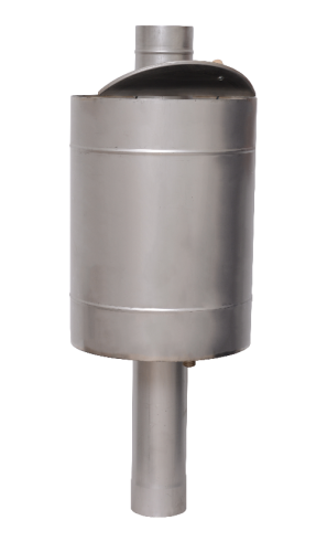 Бак КПД на трубе круглый 71 л на трубе 1000мм