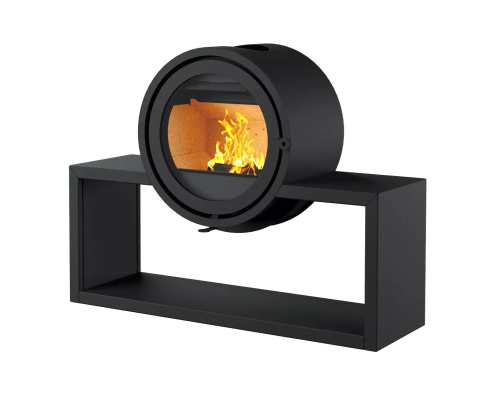 Печь-камин Астов D 600 на подиуме