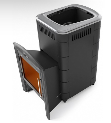 Печь для бани ТМФ Тунгуска Cast Витра Антрацит