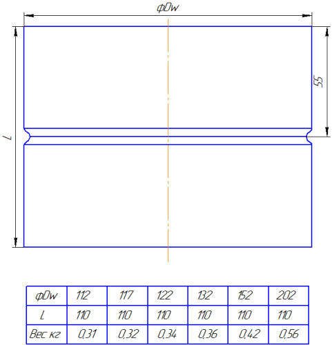Адаптер дым/конденсат КПД нерж
