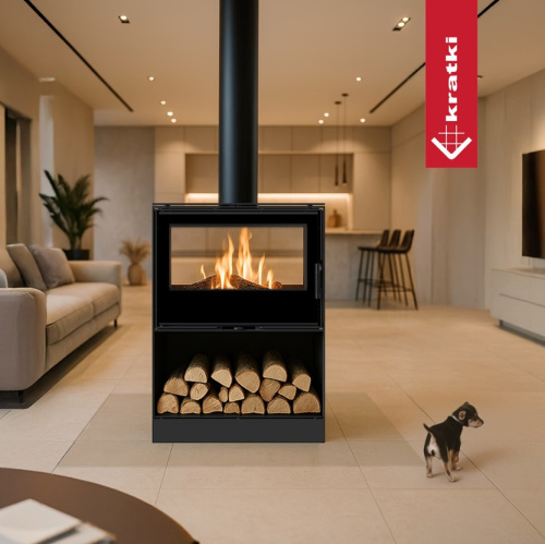 Печь Kratki ПРО (PRO) КАРИ (KARI) 80/W тоннель (tunel)