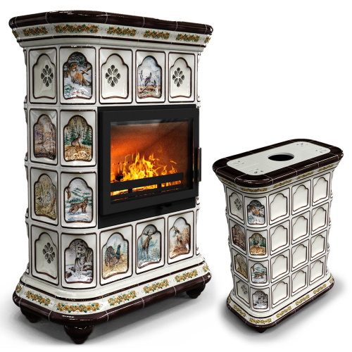 КимрПечь Истра центральный Звери (комплектация: Ладья-600)