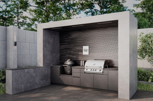 Кухня ASTOV BBQ № 3 (ширина 3340 мм)