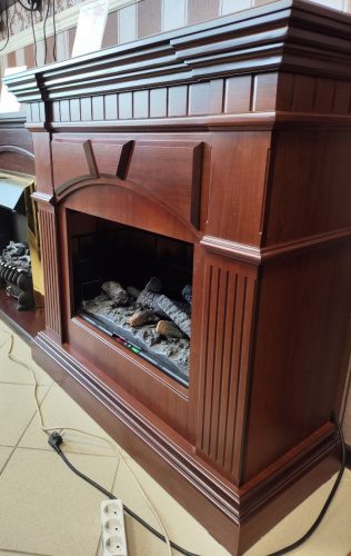 Комплект Портал Sherwood грецкий орех + Очаг 3D Fog 24 (Паровой)