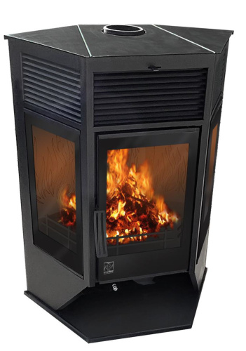 Печь-камин BLACK STOVE Хорс-13  