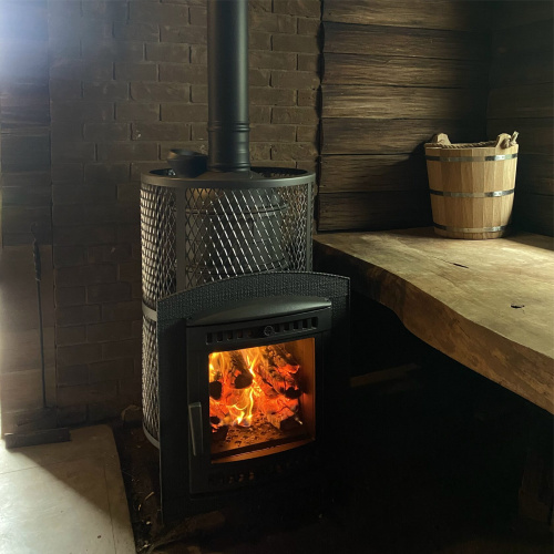 Печь банная «Атмосфера L КТТ» сетка нержавейка ПроМеталл