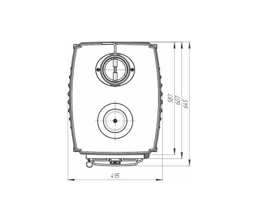 Печь-камин ПроМеталл Маэстро