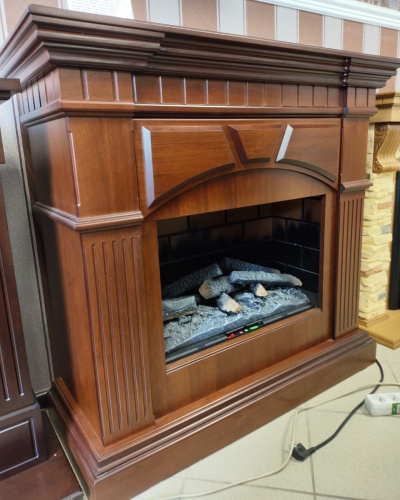 Комплект Портал Sherwood грецкий орех + Очаг 3D Fog 24 (Паровой)