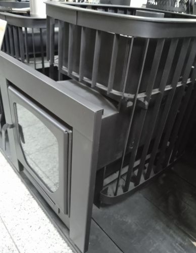 Печь для бани Варвара Каменка стекло