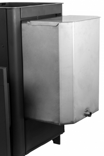 Печь для бани Варвара Мини с навесным баком стекло