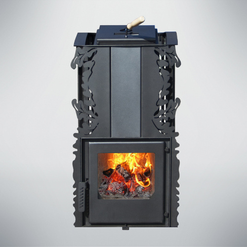 Печь для бани Варвара Терма Каменка мини укороченная глухая дверка