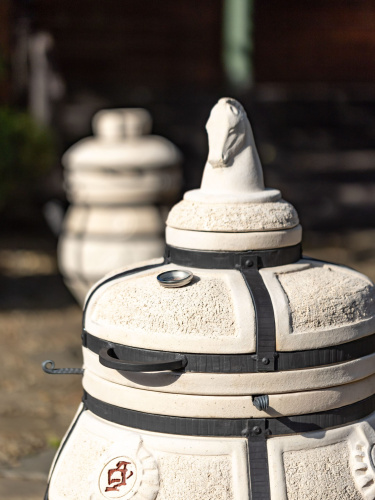 Тандыр Амфора Поручик с поворотной крышкой (в комплекте с подставкой)