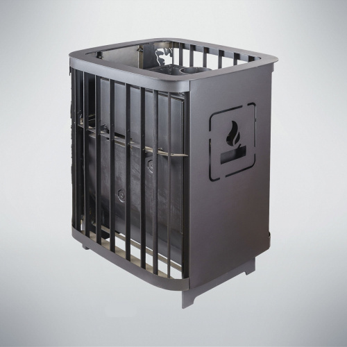 Печь для бани Варвара Каменка укороченная топка глухая дверка