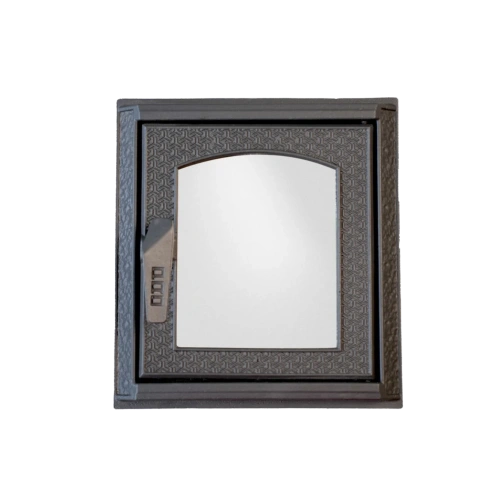 Дверца печная со стеклом «Арктика» ПроМеталл